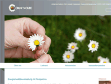 Tablet Screenshot of countandcare.de